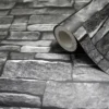 Arrou Slate Stone Effect Smooth Wallpaper -Hammerite Shop arrou slate stone effect smooth wallpaper3663602559696 01c