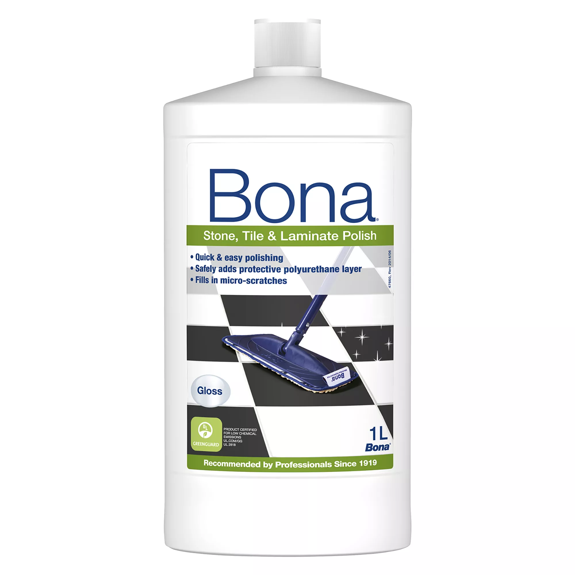Bona Laminate, Stone & Tile Floor Polish, 1L Bottle 3 Bona Laminate, Stone & Tile Floor Polish, 1L Bottle