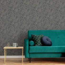 Boutique Paradise Brown Leaves Smooth Wallpaper 12 Boutique Paradise Brown Leaves Smooth Wallpaper -Hammerite Shop boutique paradise brown leaves smooth wallpaper5011583495614 02i bq