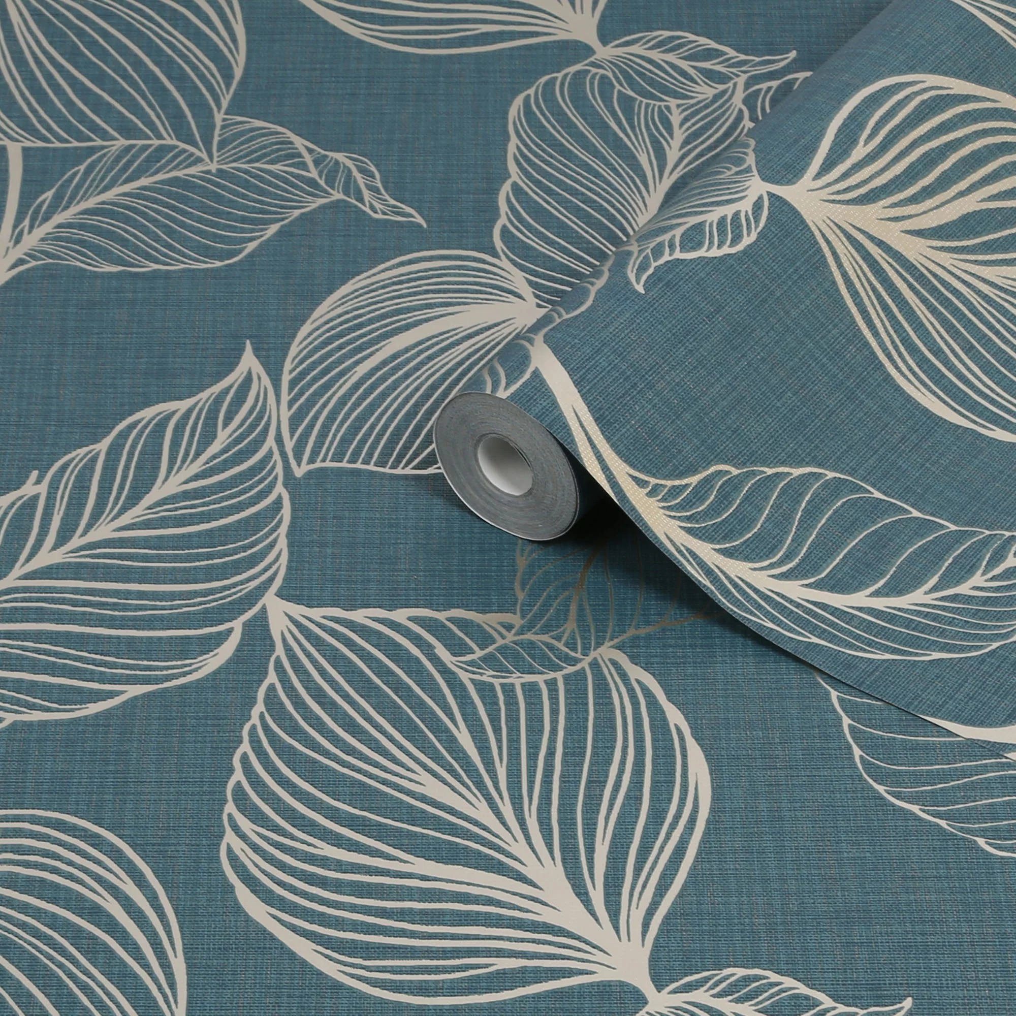 Boutique Royal Palm Emerald Leaves Gold Effect Smooth Wallpaper 4 Boutique Royal Palm Emerald Leaves Gold Effect Smooth Wallpaper - Image 2