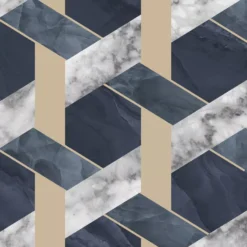 Contour Blue Geometric Metallic Effect Smooth Wallpaper 10 Contour Blue Geometric Metallic Effect Smooth Wallpaper -Hammerite Shop contour blue geometric metallic effect smooth wallpaper5011583515244 37c bq