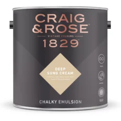 Front Page -Hammerite Shop craig rose 1829 deep sung cream chalky emulsion paint 2 51l5036211061719 02c bq