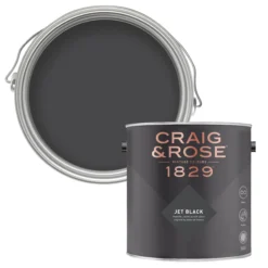 Craig & Rose 1829 White Chalky Emulsion Paint, 2.5L