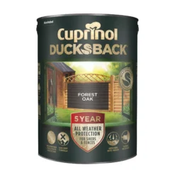 Cuprinol 5 Year Ducksback Forest Oak Fence & Shed Treatment, 5L -Hammerite Shop cuprinol 5 year ducksback forest oak fence shed treatment 5l5010368017249 04c bq