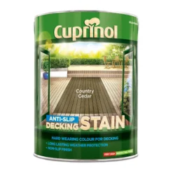 Cuprinol Country Cedar Matt Decking Wood Stain, 5L -Hammerite Shop cuprinol country cedar matt decking wood stain 5l5010212557563 08c bq