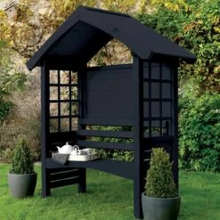 Cuprinol Garden Shades Black Ash Matt Exterior Wood Paint, 2.5L -Hammerite Shop cuprinol garden shades black ash matt exterior wood paint 2 5l5010368060177 02i bq