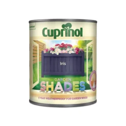 Cuprinol Garden Shades Iris Matt Multi-surface Exterior Wood Paint, 1L -Hammerite Shop cuprinol garden shades iris matt multi surface exterior wood paint 1l5010368060481 08c bq