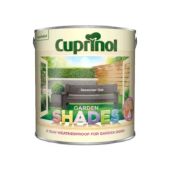 Cuprinol Garden Shades Seasoned Oak Matt Exterior Wood Paint, 2.5L -Hammerite Shop cuprinol garden shades seasoned oak matt exterior wood paint 2 5l5010212503126 08c bq