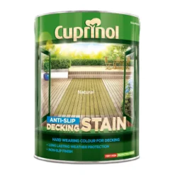 Cuprinol Natural Matt Decking Wood Stain, 5L -Hammerite Shop cuprinol natural matt decking wood stain 5l5010212557570 08c bq