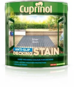Cuprinol Silver Birch Matt Decking Wood Stain, 2.5L -Hammerite Shop cuprinol silver birch matt decking wood stain 2 5l5010212557525 08c bq