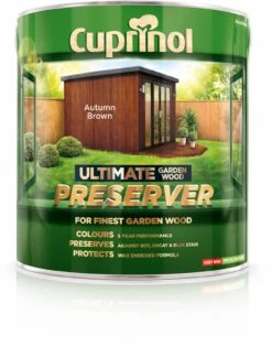 Cuprinol Ultimate Autumn Brown Matt Arbours, Fencing, Gates, Sheds & Summerhouses Preserver, 4L -Hammerite Shop cuprinol ultimate autumn brown matt arbours fencing gates sheds summerhouses preserver 4l5010212581858 08c bq