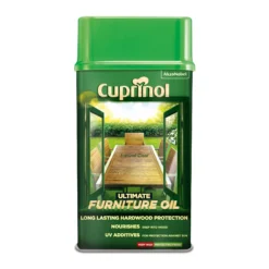 Cuprinol Ultimate Clear Furniture Wood Oil, 1L -Hammerite Shop cuprinol ultimate clear furniture wood oil 1l5010212585788 08c bq
