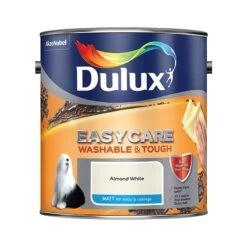 Dulux Easycare Almond White Matt Emulsion Paint, 2.5L -Hammerite Shop dulux easycare almond white matt emulsion paint 2 5l5010212623862 08c bq