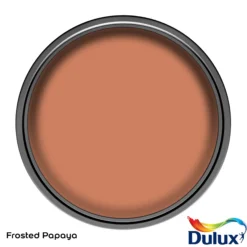 Dulux Easycare Bathroom Frosted Papaya Soft Sheen Wall Paint, 2.5L -Hammerite Shop dulux easycare bathroom frosted papaya soft sheen wall paint 2 5l5010212668627 12c bq