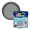 Dulux Easycare Bathroom Natural Slate Soft Sheen Wall Paint, 2.5L -Hammerite Shop dulux easycare bathroom natural slate soft sheen wall paint 2 5l5010212668580 02c bq