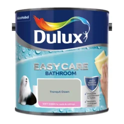 Dulux Easycare Bathroom Tranquil Dawn Soft Sheen Wall Paint, 2.5L -Hammerite Shop dulux easycare bathroom tranquil dawn soft sheen wall paint 2 5l5010212668573 08c bq