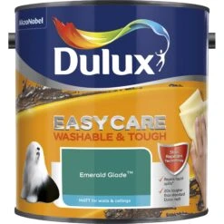 Dulux Easycare Emerald Glade Matt Emulsion Paint, 2.5L -Hammerite Shop dulux easycare emerald glade matt emulsion paint 2 5l5010212640241 08c bq
