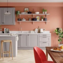 Dulux Easycare Kitchen Copper Blush Matt Wall Paint, 2.5L -Hammerite Shop dulux easycare kitchen copper blush matt wall paint 2 5l5010212668429 01i bq