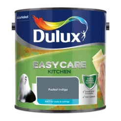 Dulux Easycare Kitchen Faded Indigo Matt Wall Paint, 2.5L -Hammerite Shop dulux easycare kitchen faded indigo matt wall paint 2 5l5010212668320 08c bq