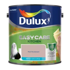 Dulux Easycare Kitchen Pink Parchment Matt Wall Paint, 2.5L -Hammerite Shop dulux easycare kitchen pink parchment matt wall paint 2 5l5010212668399 08c bq
