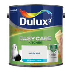 Dulux Easycare Kitchen White Mist Matt Wall Paint, 2.5L -Hammerite Shop dulux easycare kitchen white mist matt wall paint 2 5l5010212668375 08c bq