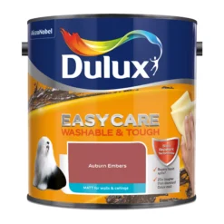 Dulux Easycare Washable & Tough Auburn Embers Matt Wall Paint, 2.5L -Hammerite Shop dulux easycare washable tough auburn embers matt wall paint 2 5l5010212658598 08c bq