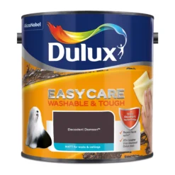 Dulux Easycare Washable & Tough Decadent Damson Matt Wall Paint, 2.5L -Hammerite Shop dulux easycare washable tough decadent damson matt wall paint 2 5l5010212658628 08c bq