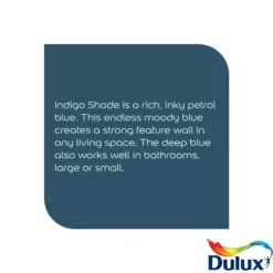 Dulux Easycare Washable & Tough Indigo Shade Matt Wall Paint, 2.5L 16 Dulux Easycare Washable & Tough Indigo Shade Matt Wall Paint, 2.5L -Hammerite Shop dulux easycare washable tough indigo shade matt wall paint 2 5l5010212658529 36c bq