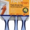 Dulux Perfect Finish Paint Brush, Pack Of 3 -Hammerite Shop dulux perfect finish paint brush pack of 35010212522400 01bq