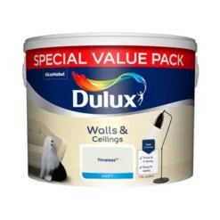 Dulux Timeless Matt Emulsion Paint, 7.5L -Hammerite Shop dulux timeless matt emulsion paint 7 5l5010212647868 08c bq