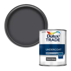 Dulux Trade Dark Grey Metal & Wood Undercoat, 1L