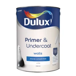 Dulux Walls White Primer & Undercoat, 5L -Hammerite Shop dulux walls white primer undercoat 5l5010212641316 08c bq