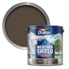 Dulux Weathershield Conker Gloss Exterior Metal & Wood Paint, 2.5L -Hammerite Shop dulux weathershield conker gloss exterior metal wood paint 2 5l5010212431184 02c bq