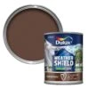 Dulux Weathershield Hazelnut Truffle Satinwood Exterior Metal & Wood Paint, 750ml -Hammerite Shop dulux weathershield hazelnut truffle satinwood exterior metal wood paint 750ml5010212494288 02c bq