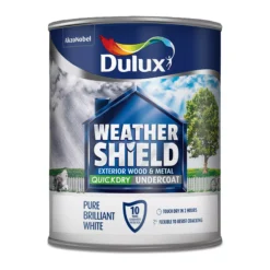 Dulux Weathershield White Metal & Wood Undercoat, 750ml -Hammerite Shop dulux weathershield white metal wood undercoat 750ml5010212446799 08c bq