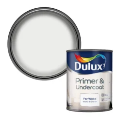Dulux Wood White Wood Primer & Undercoat, 750ml