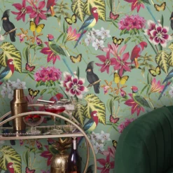 Envy Paradiso Multicolour Floral Smooth Wallpaper -Hammerite Shop envy paradiso multicolour floral smooth wallpaper5011583528268 20i