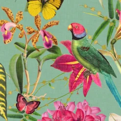 Envy Paradiso Multicolour Floral Smooth Wallpaper -Hammerite Shop envy paradiso multicolour floral smooth wallpaper5011583528268 37c