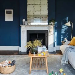 Farrow & Ball Modern Stiffkey Blue No.281 Eggshell Paint, 2.5L -Hammerite Shop farrow ball modern stiffkey blue no 281 eggshell paint 2 5l5051836272814 02i bq