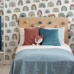 Fresco Multicolour Rainbow Smooth Wallpaper 12 Fresco Multicolour Rainbow Smooth Wallpaper -Hammerite Shop fresco multicolour rainbow smooth wallpaper5011583516180 02i bq