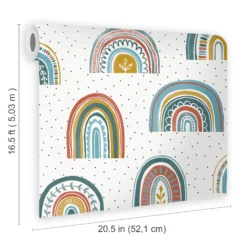 Fresco Multicolour Rainbow Smooth Wallpaper 13 Fresco Multicolour Rainbow Smooth Wallpaper -Hammerite Shop fresco multicolour rainbow smooth wallpaper5011583516180 02t bq