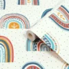 Fresco Multicolour Rainbow Smooth Wallpaper -Hammerite Shop fresco multicolour rainbow smooth wallpaper5011583516180 36c bq