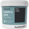 GoodHome Classic Liberty Smooth Matt Masonry Paint, 5L Tin -Hammerite Shop goodhome classic liberty smooth matt masonry paint 5l tin5059340073644 02c BQ