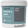 GoodHome Classic Oakland Smooth Matt Masonry Paint, 5L Tin -Hammerite Shop goodhome classic oakland smooth matt masonry paint 5l tin5059340073651 02c BQ