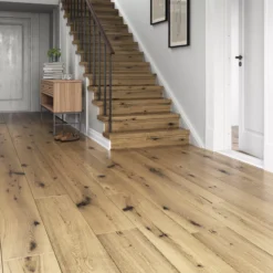 GoodHome Clear Gloss Floor Wood Varnish, 2.5L -Hammerite Shop goodhome clear gloss floor wood varnish 2 5l5059340486949 01i