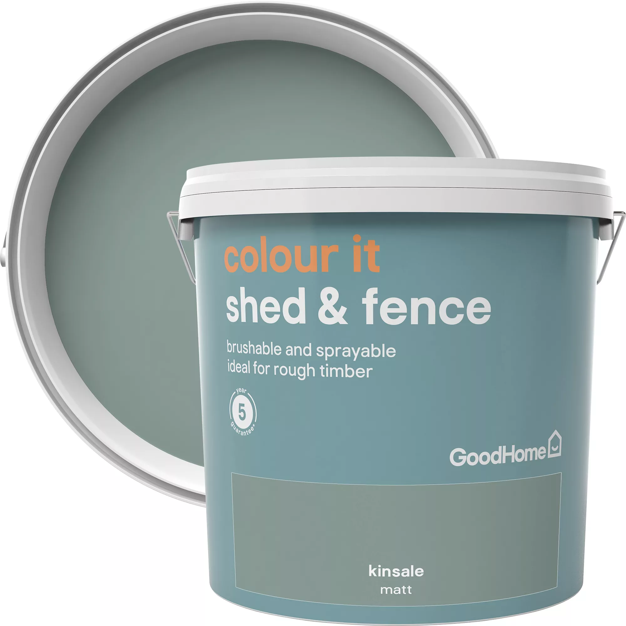 GoodHome Colour It Kinsale Matt Fence & Shed Stain, 9L 4 GoodHome Colour It Kinsale Matt Fence & Shed Stain, 9L - Image 2