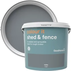 GoodHome Colour It Tulsa Matt Fence & Shed Stain, 5L 5 GoodHome Colour It Tulsa Matt Fence & Shed Stain, 5L -Hammerite Shop goodhome colour it tulsa matt fence shed stain 5l5036581088835 37c