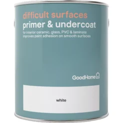 GoodHome Difficult Surfaces White Primer & Undercoat, 2.5L
