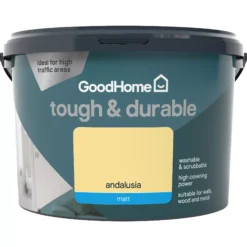 GoodHome Durable Andalusia Matt Emulsion Paint, 2.5L -Hammerite Shop goodhome durable andalusia matt emulsion paint 2 5l3663602406419 02c