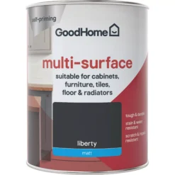 GoodHome Durable Liberty Matt Multi-surface Paint, 750ml -Hammerite Shop goodhome durable liberty matt multi surface paint 750ml3663602585640 02c
